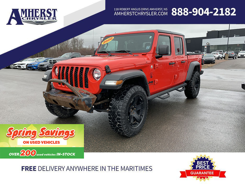 2020 Jeep Gladiator 4x4 $299bw Touchscreen, Hard n Soft Top Roof