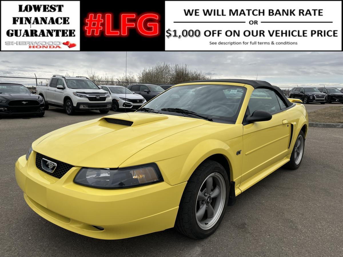 2001 Ford Mustang 2dr Convertible GT | LOW KMS | ACCIDENT FREE!!!