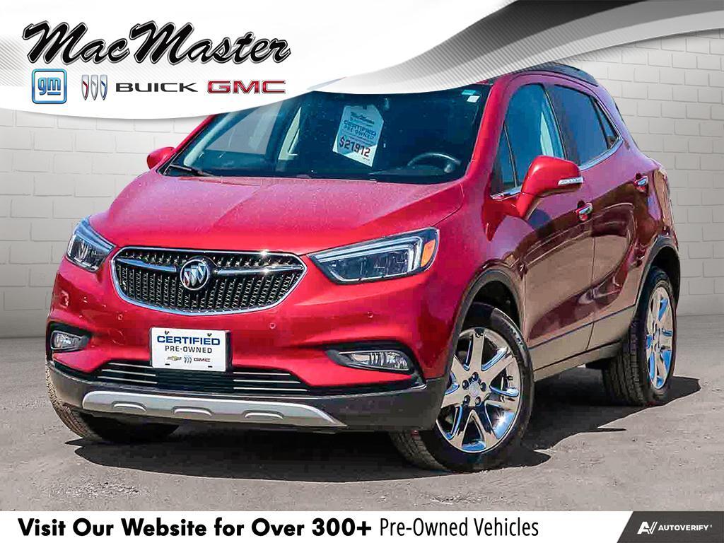 2017 Buick Encore PREMIUM AWD, NAV, ROOF, HTD LEATHER, 1-OWNER!