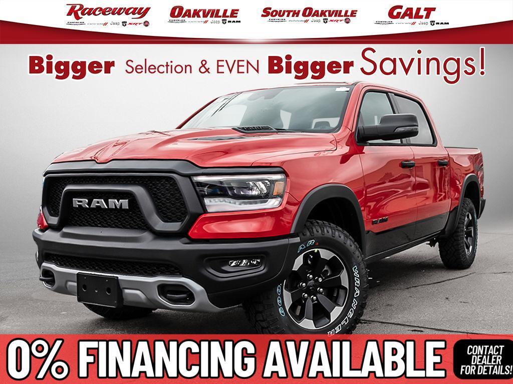 2024 Ram 1500 REBEL | CREW | V8 | LEVEL 1 EQUIP GRP | FLAME RED 