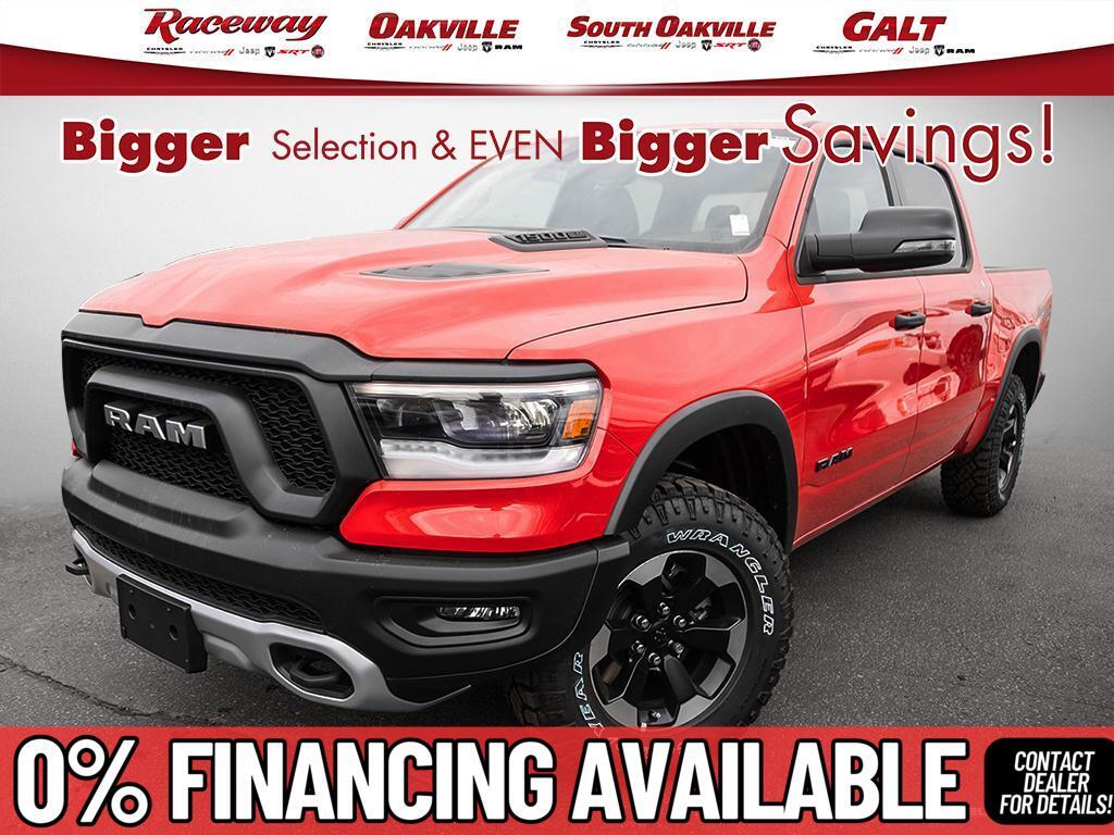 2024 Ram 1500 REBEL | CREW | V8 | FLAME RED | REBEL GRAPHICS |