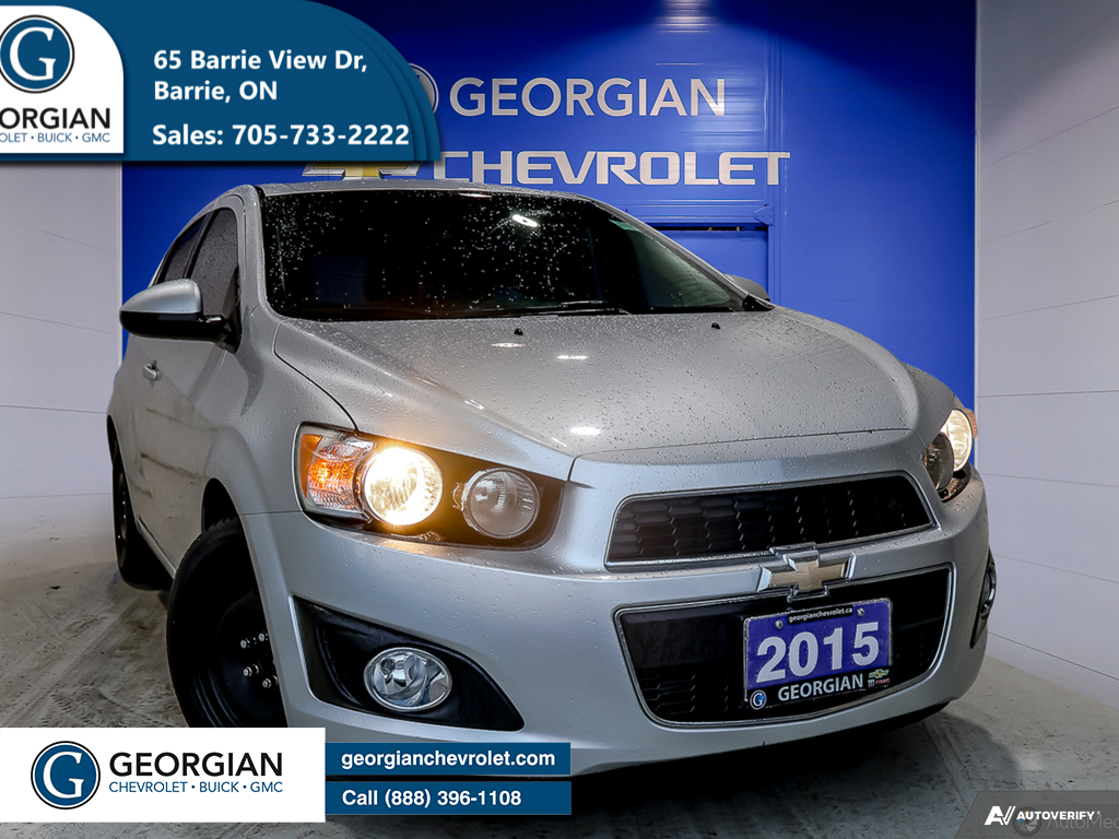 2015 Chevrolet Sonic LT | REAR VIEW CAMERA | SUNROOF | HEATED SEATS 