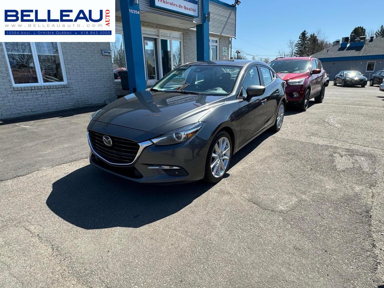 2017 Mazda Mazda3 GT**SEULEMENT 88,604KM**GPS-Int.Cuir-AUTOMATIQUE-T