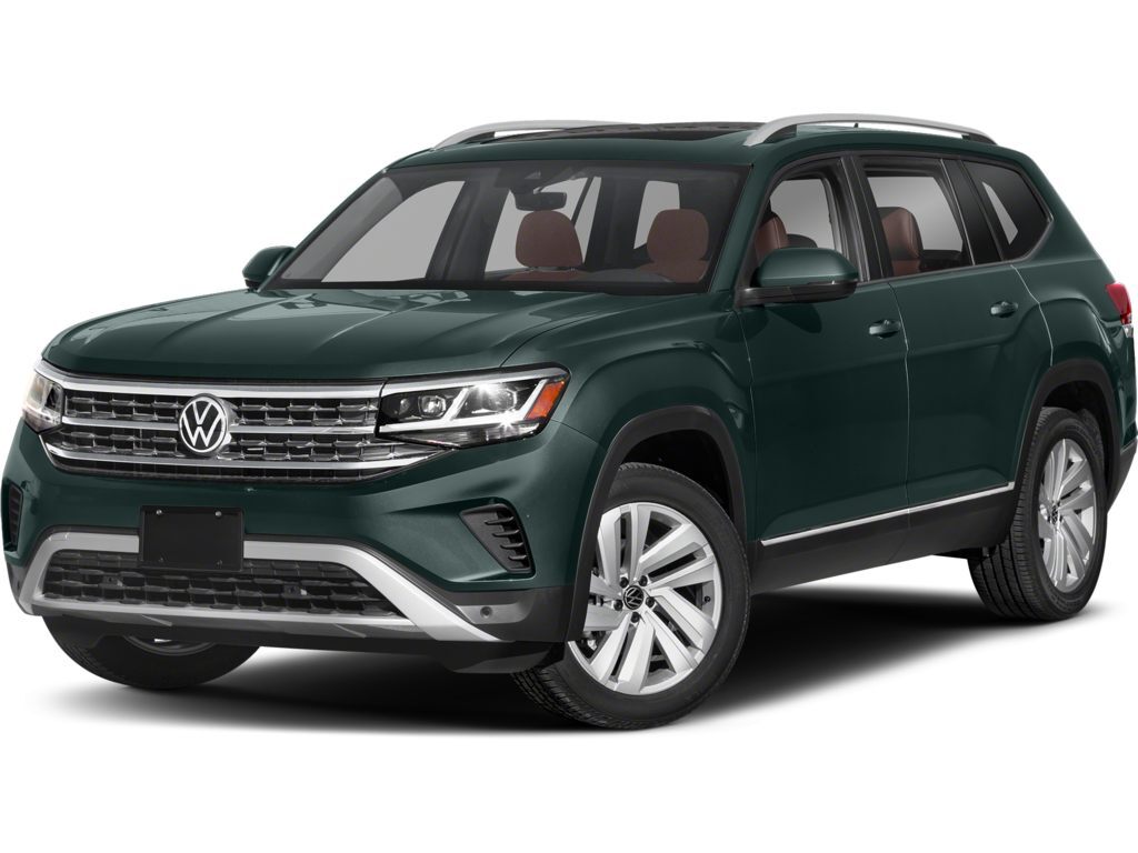 2021 Volkswagen Atlas AWD Leather Heated Seats, Navigation, Alloy Wheels