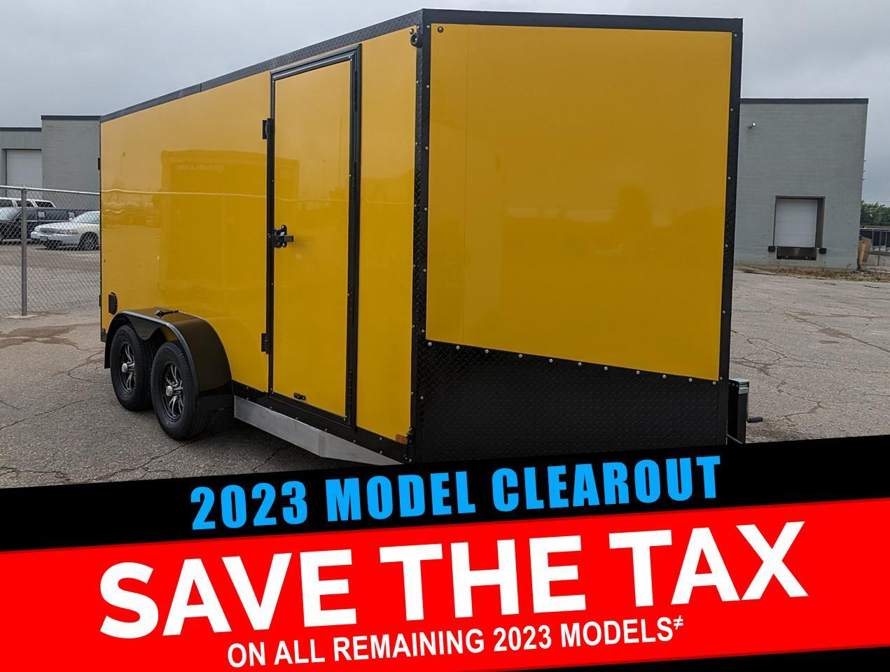 2023 Canadian Trailer Company 7x14 V Nose Cargo Trailer Aluminum Tandem Axle
