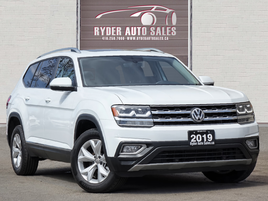 2019 Volkswagen Atlas Loaded|Highline|Pano |Apple carplay|7 pass|3.6 FSI