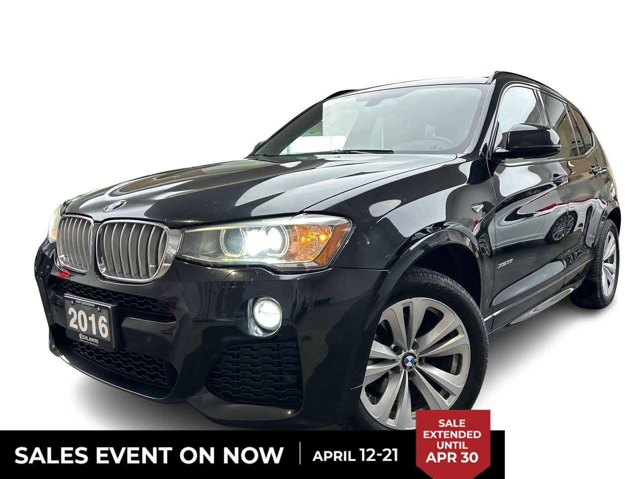 2016 BMW X3 XDrive35i | 1st Payment on Us April 12th -30th | T