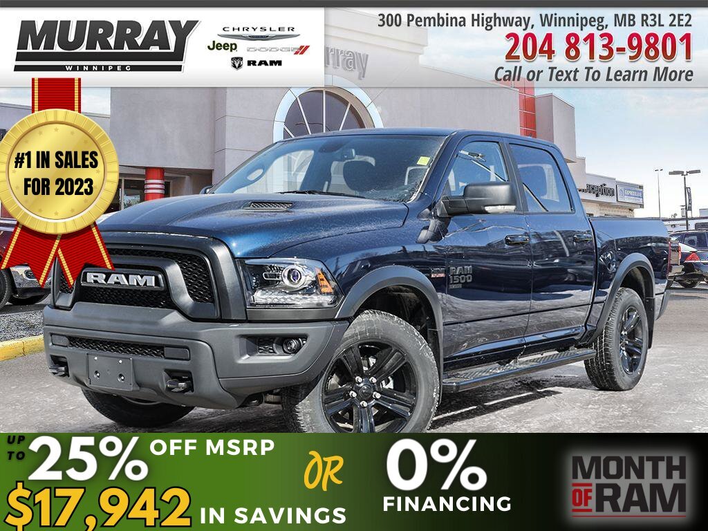 2023 Ram 1500 Classic Warlock 4x4 Crew Cab 5'7  Box