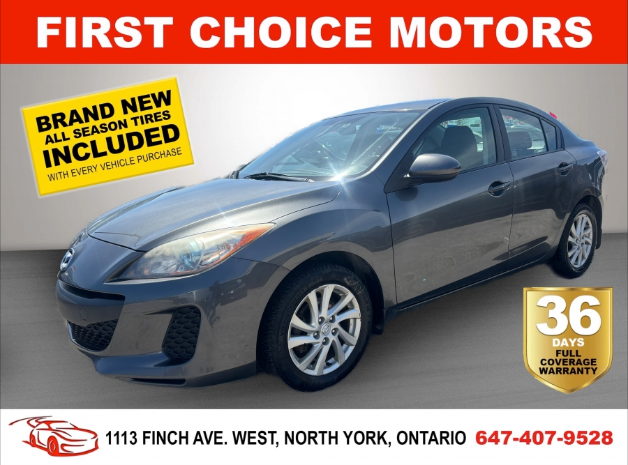 2012 Mazda Mazda3 GS SKYACTIV~AUTOMATIC, FULLY CERTIFIED WITH WARRAN