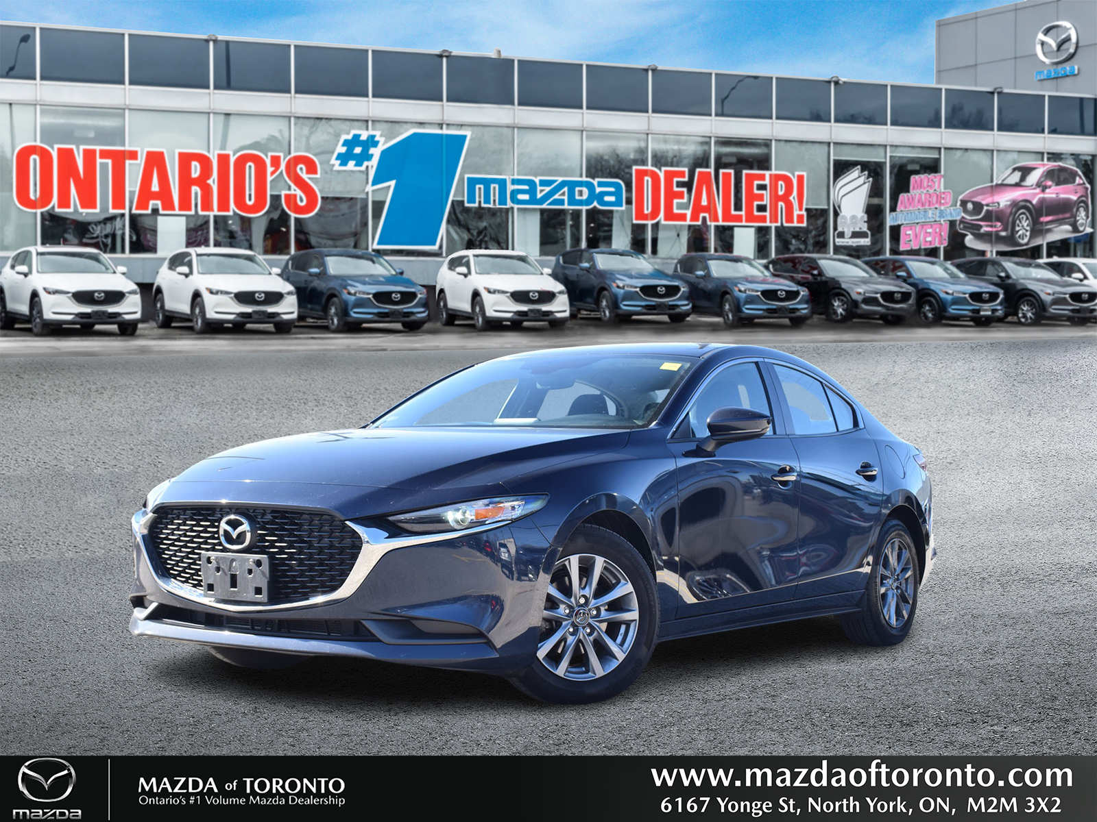 2023 Mazda Mazda3 GX! ONE OWNER! CLEAN CARFAX!  #1 MAZDA DEALER!