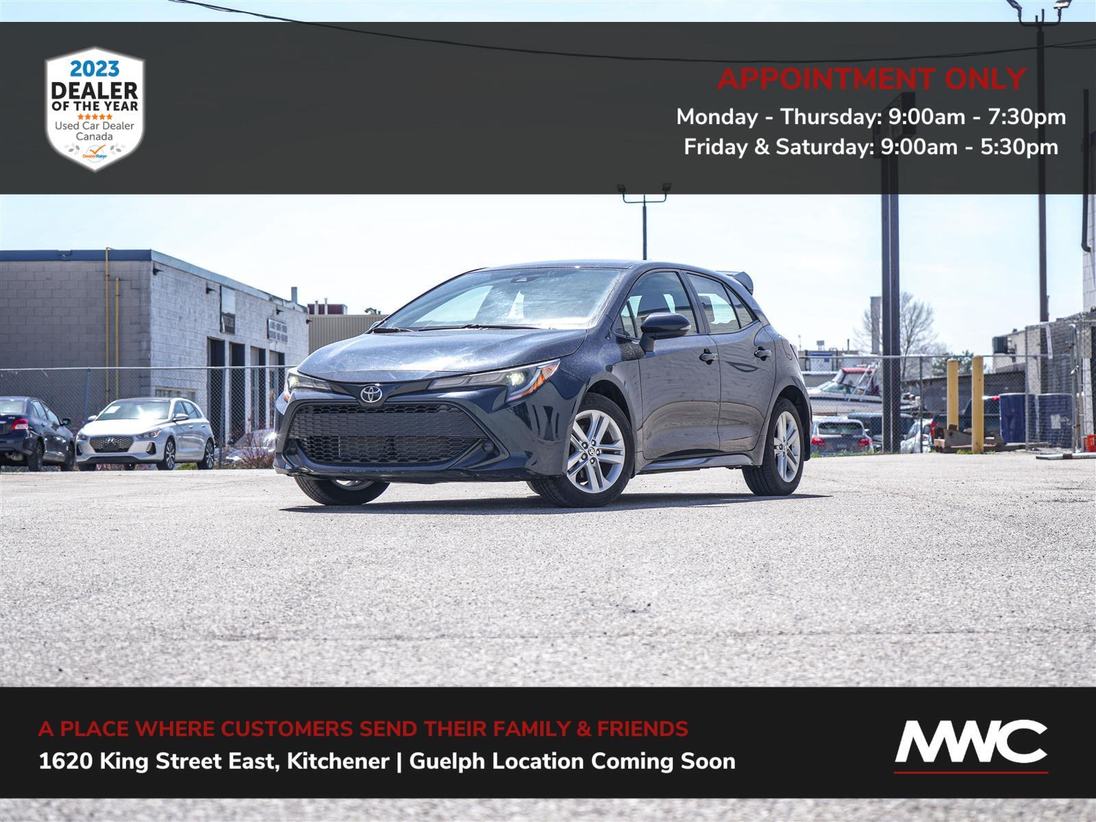 2019 Toyota Corolla SE | 2.0 | IN GUELPH, BY APPT ONLY