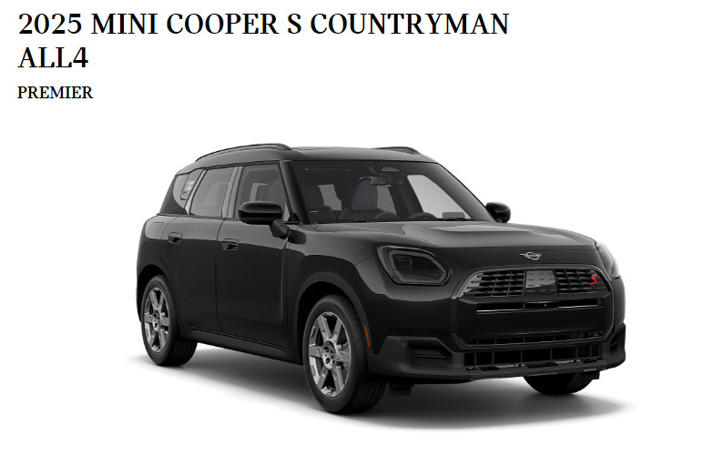 2025 MINI Countryman NEW COUNTRYMAN S!- Premier/Classic Style/Incoming