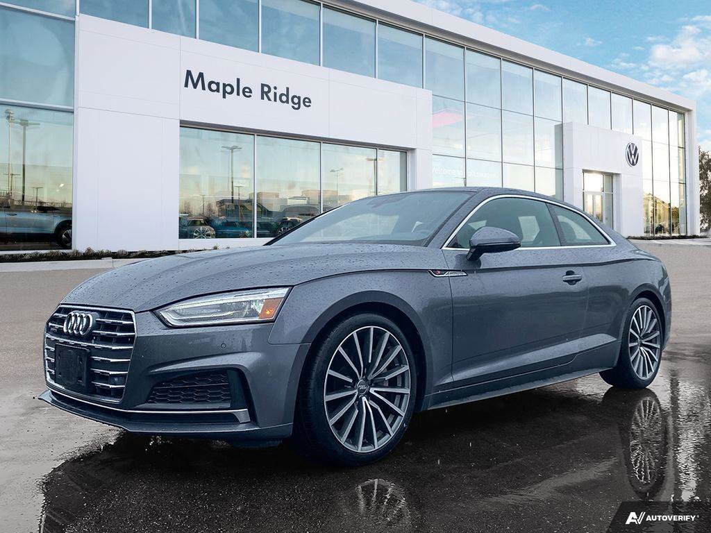 2018 Audi A5 Coupe Progressiv | NO ACCIDENT | 8.3 Display | Heated Wh