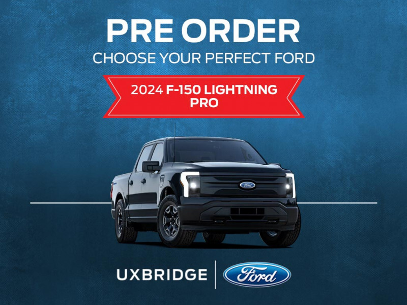 2024 Ford F-150 Lightning Pro  - Get your Juice faster with Uxbridge!!!!