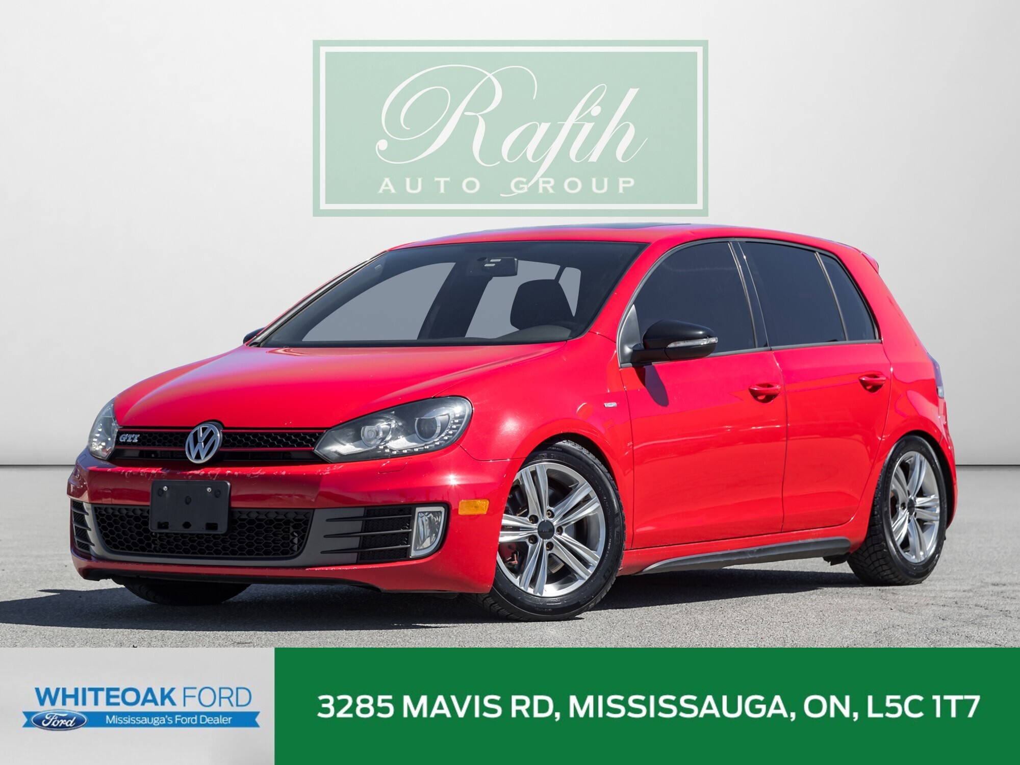 2013 Volkswagen Golf GTI Roof / Navi / 2 Sets of Whls / Clean CarFax