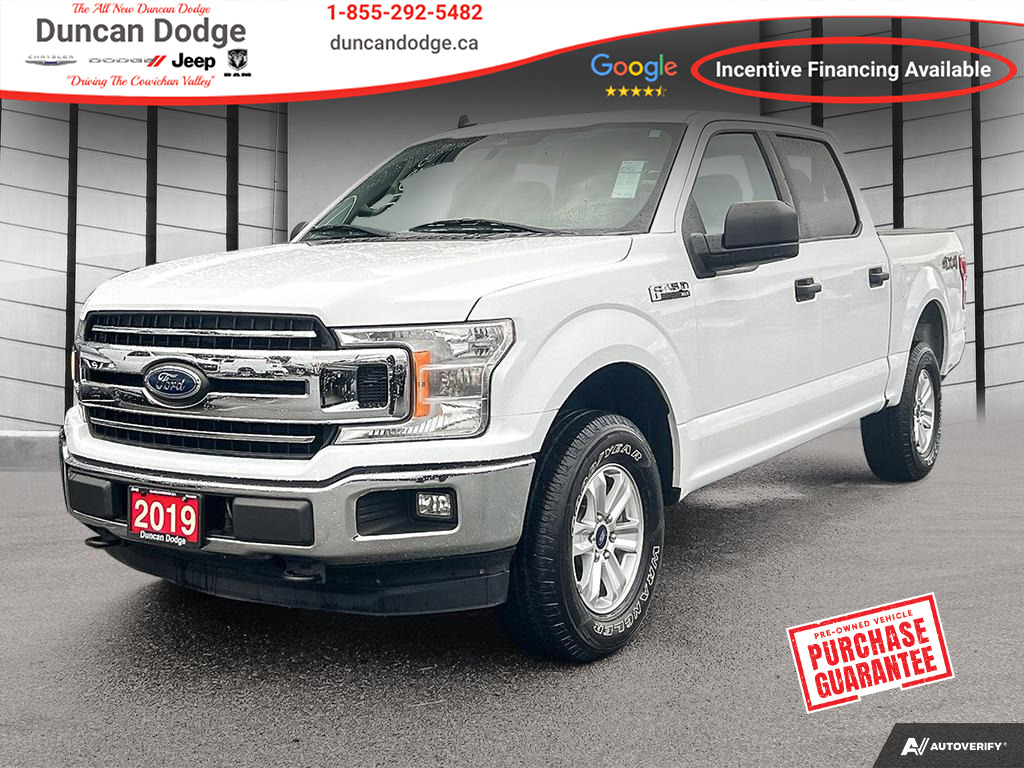2019 Ford F-150 XLT, Low KM, Bluetooth, A/C, TouchScreen. 