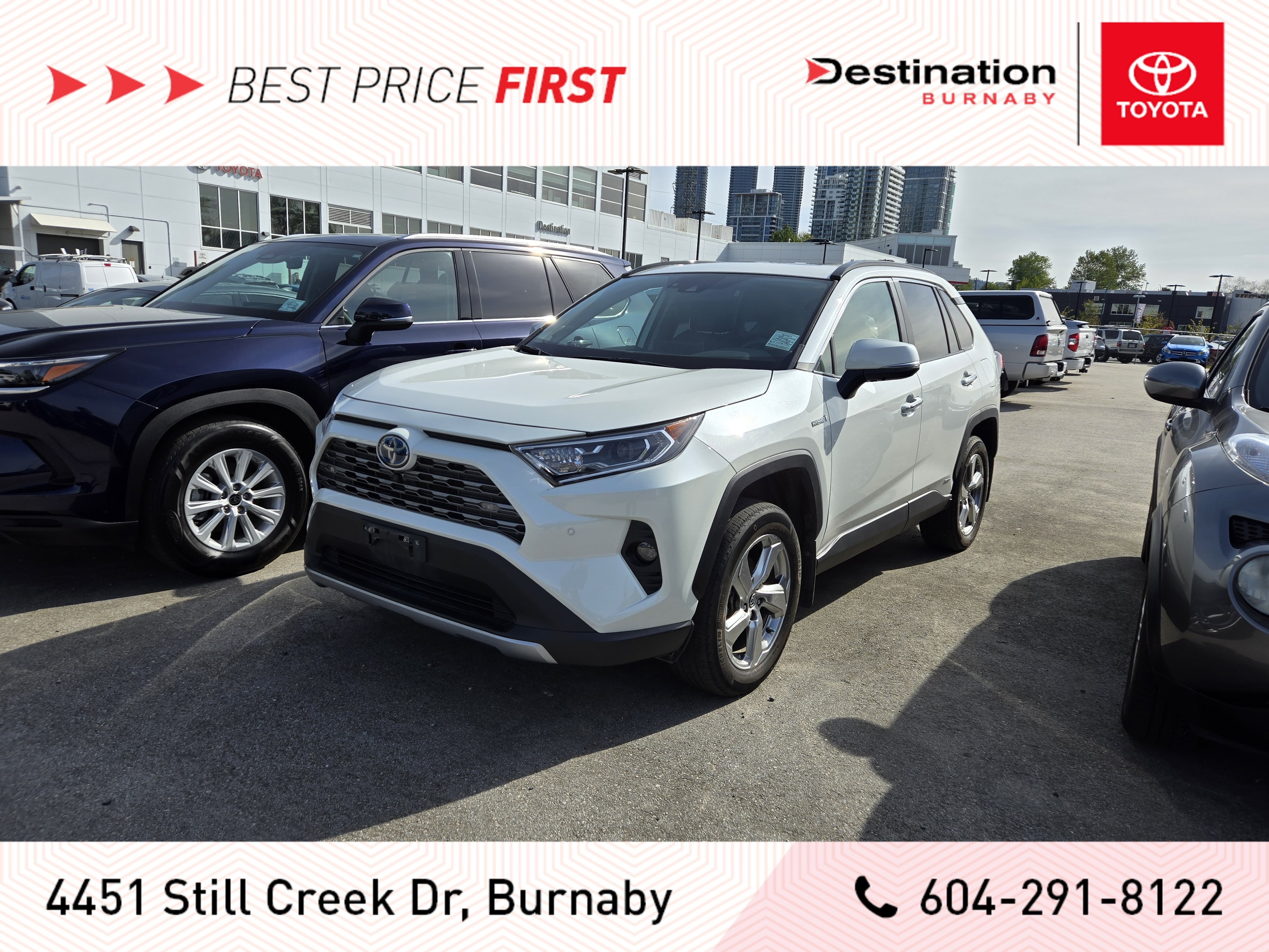2021 Toyota RAV4 Hybrid Limited AWD - Local, One Owner, Fully Loaded!