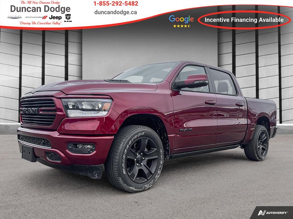 2024 Ram 1500 Sport 4X4, Panoramic Roof, GT Package, Leather