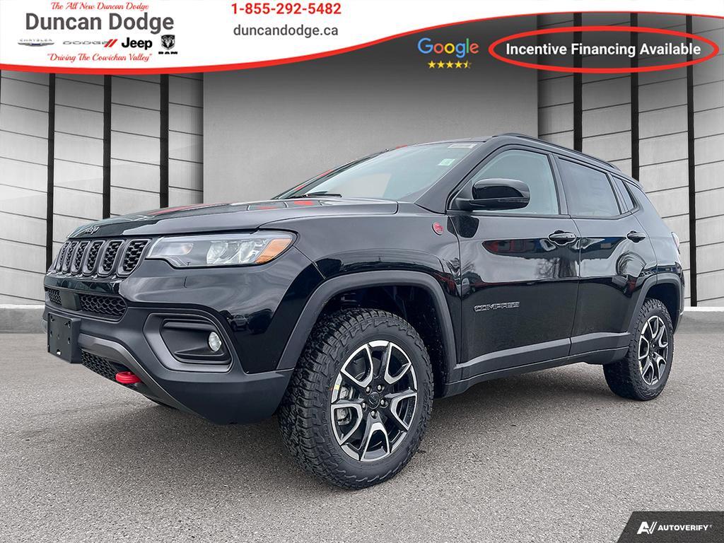 2024 Jeep Compass Trailhawk, 4X4, Panoramic Roof, Navigation, A/C. 