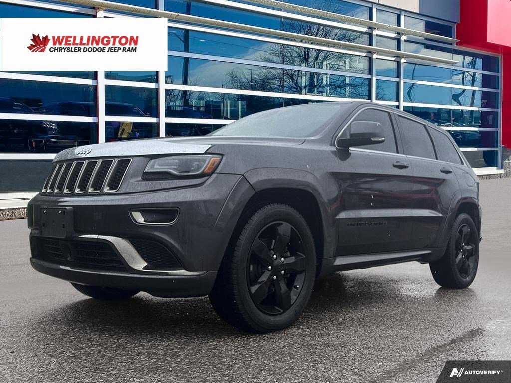2015 Jeep Grand Cherokee Overland | Low Kms |Clean Carfax | Loaded |