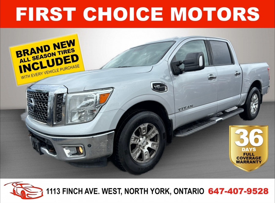 2017 Nissan Titan SV CREW CAB ~AUTOMATIC, FULLY CERTIFIED WITH WARRA