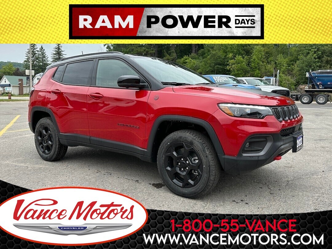 2023 Jeep Compass Trailhawk Elite 4x4...TURBO*LOADED*TOW!