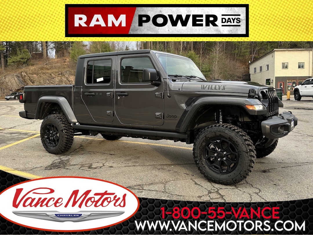 2023 Jeep Gladiator Willys 4x4...V6*HTD SEATS*TOW!