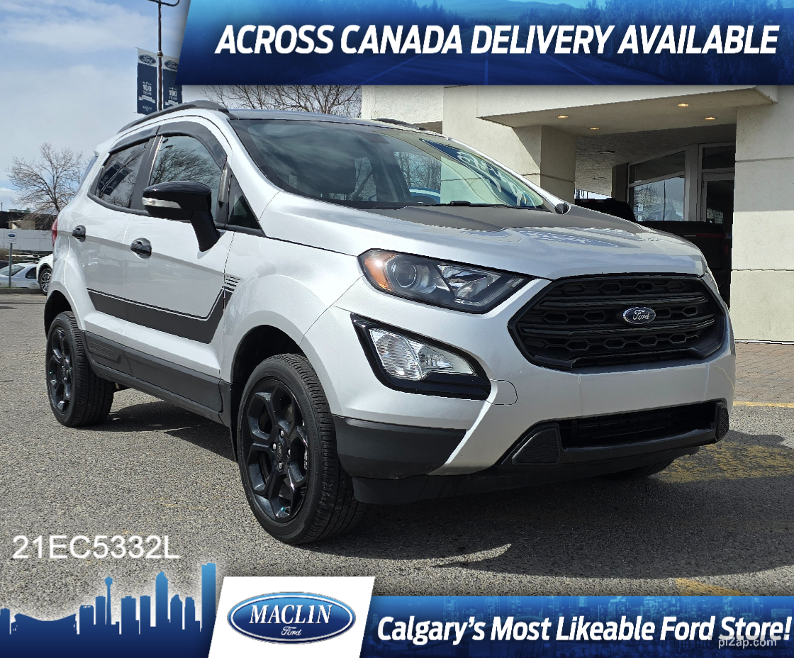 2021 Ford EcoSport SES | HEATED LEATHER | MOONROOF | NAV