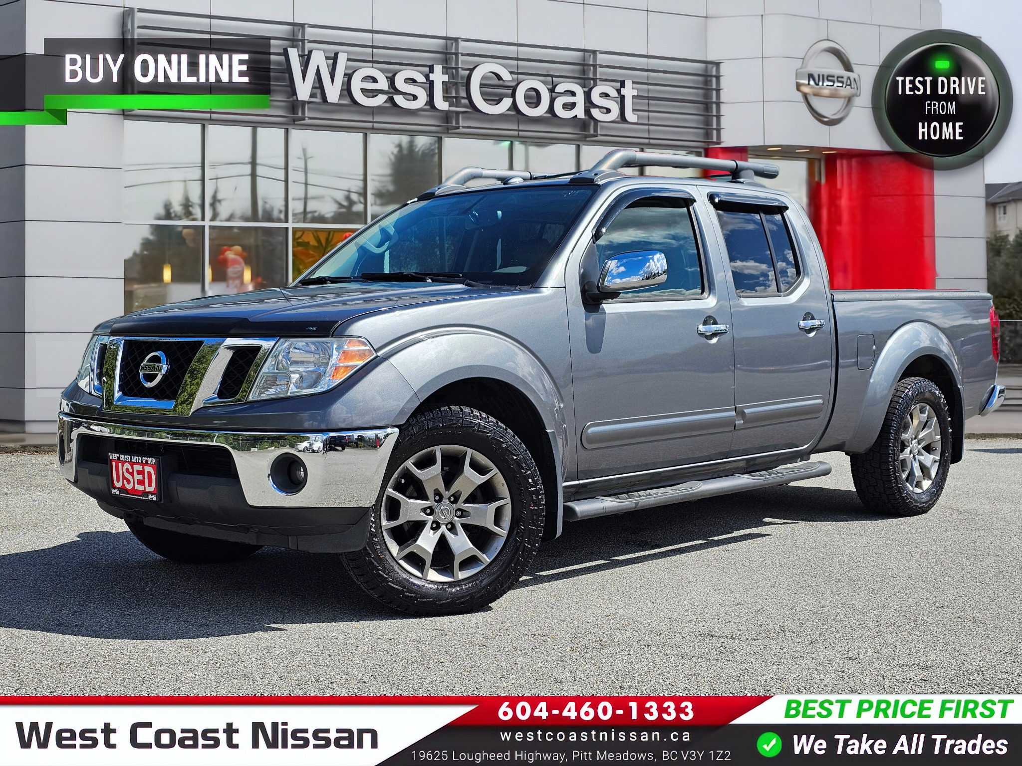 2017 Nissan Frontier SL 4X4- No Accidents, 6ft Box!