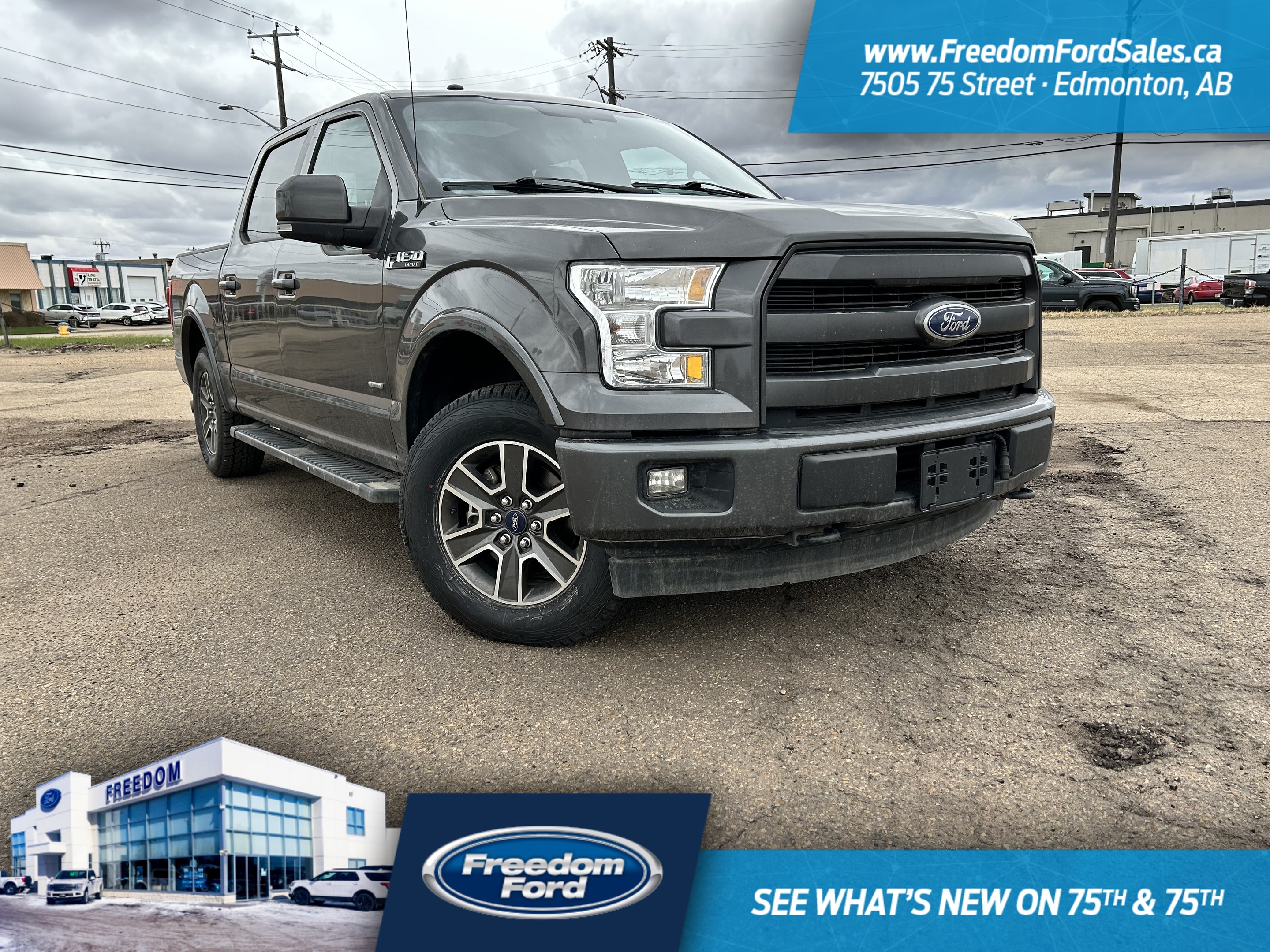 2017 Ford F-150 Lariat SuperCrew 145 | Rear Cam | Moonroof | SYNC 