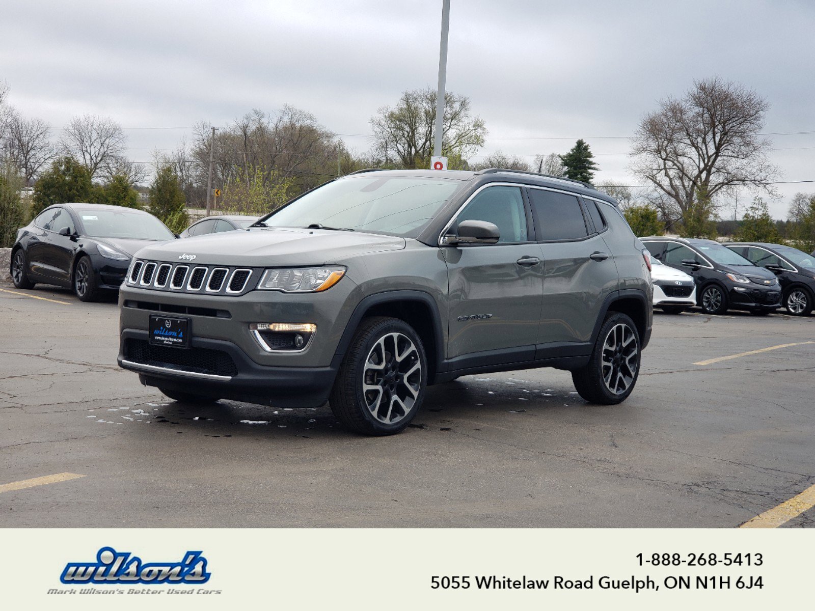 2019 Jeep Compass Limited 4x4, Leather, Pano Roof, Nav, Heated Seats