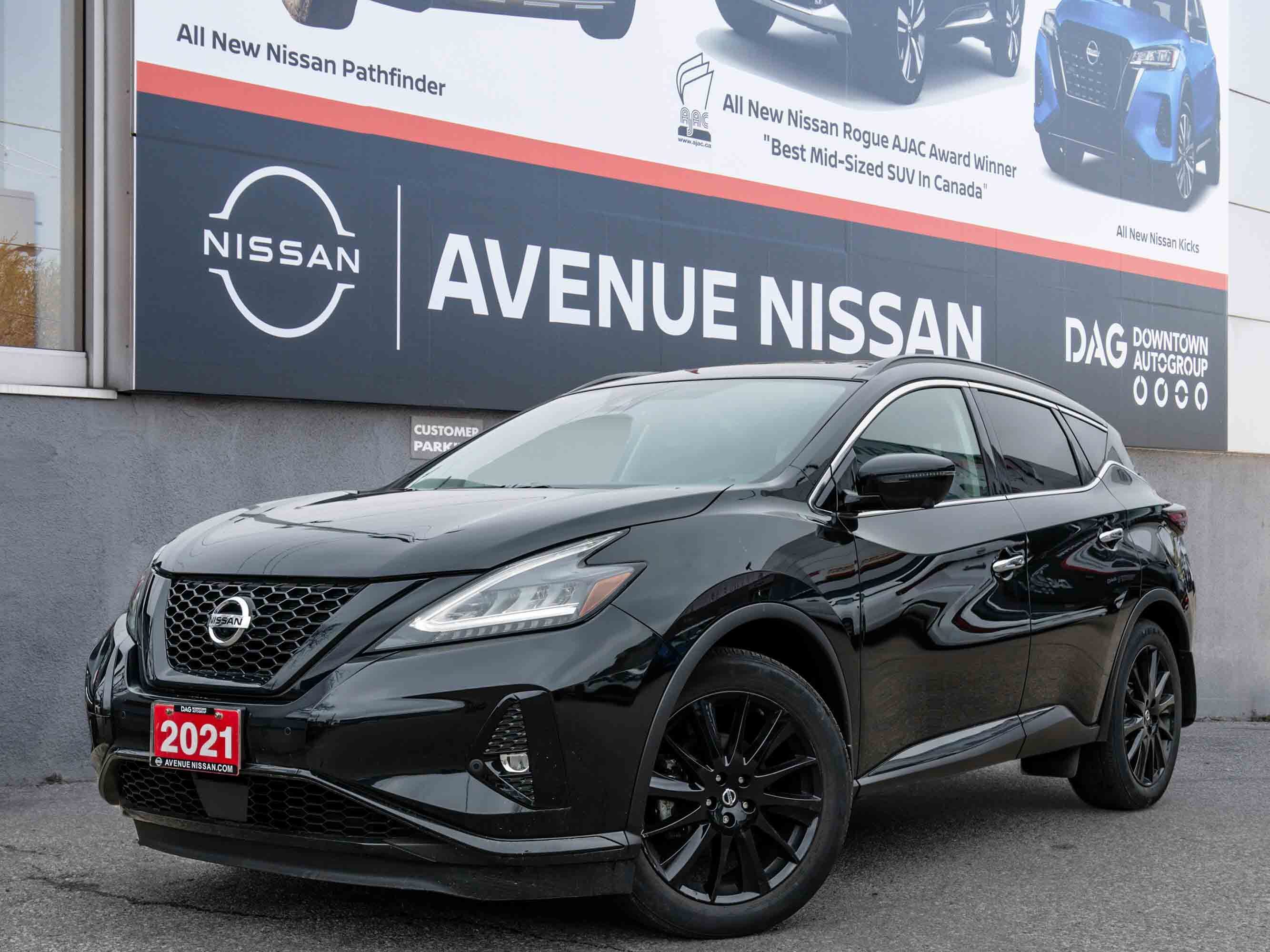 2021 Nissan Murano LOW KM'S, ACCIDENT FREE, LEATHER, PANO ROOF, CPO!!