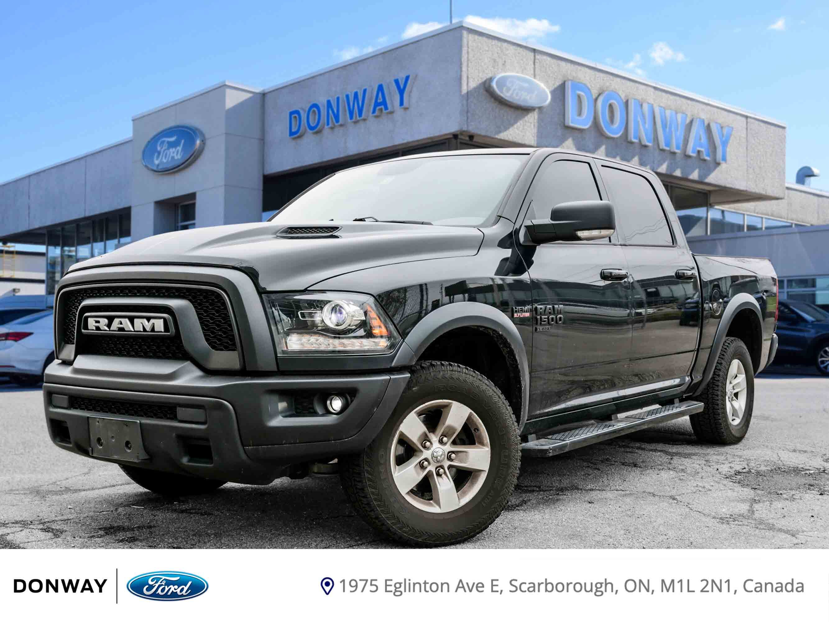 2019 Ram 1500 Crew Cab WARLOCK|5.7L V8|4X4|ONE OWNER|NO ACCIDENTS!