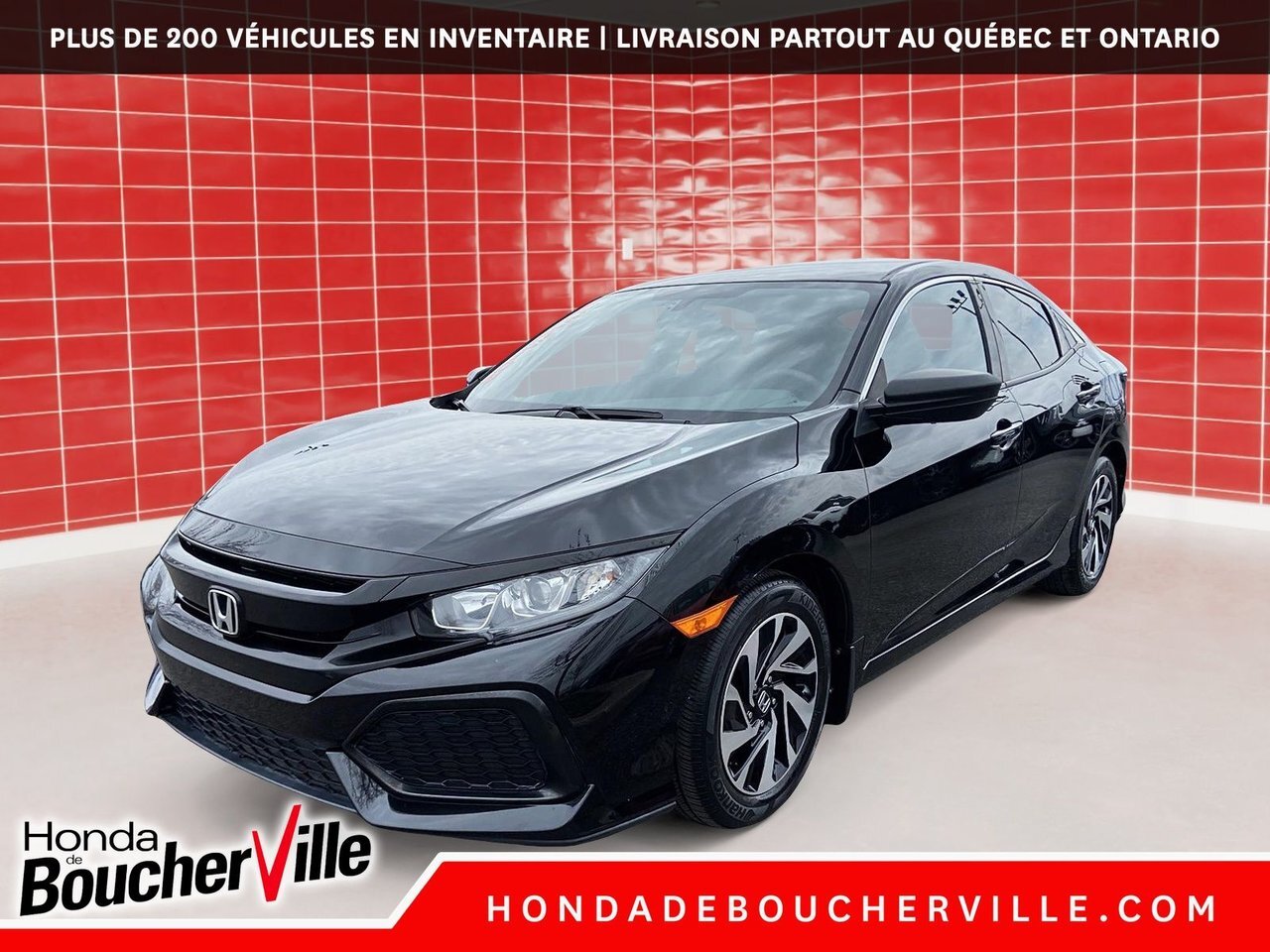 2017 Honda Civic Hatchback LX BAS KILOMETRAGE, AUTOMATIQUE, TURBO