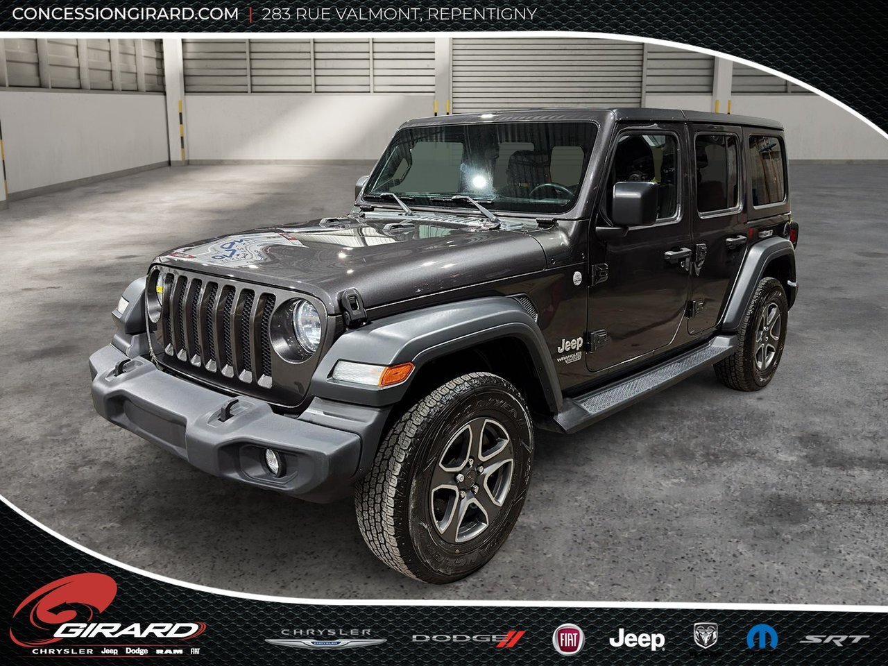 2018 Jeep WRANGLER UNLIMITED **WRANGLER**SPORT S**V6**GROUPE TEMPS FROID** **WR
