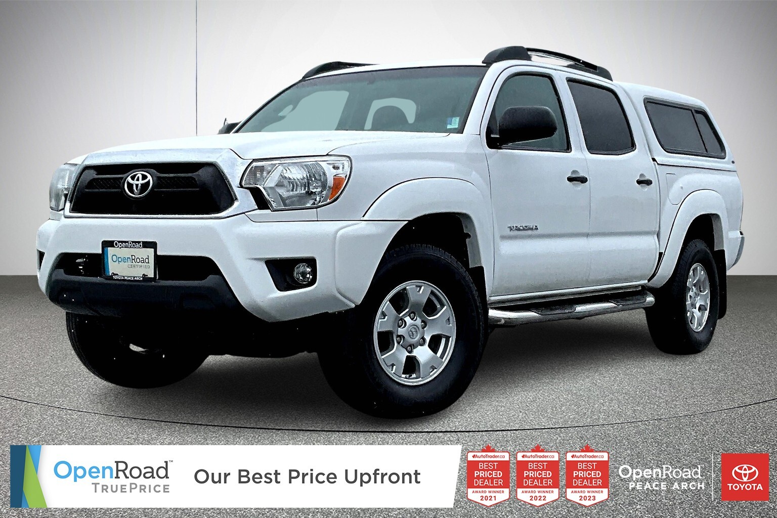2015 Toyota Tacoma 4x4 Dbl Cab V6 6M One Owner-comes with canopy