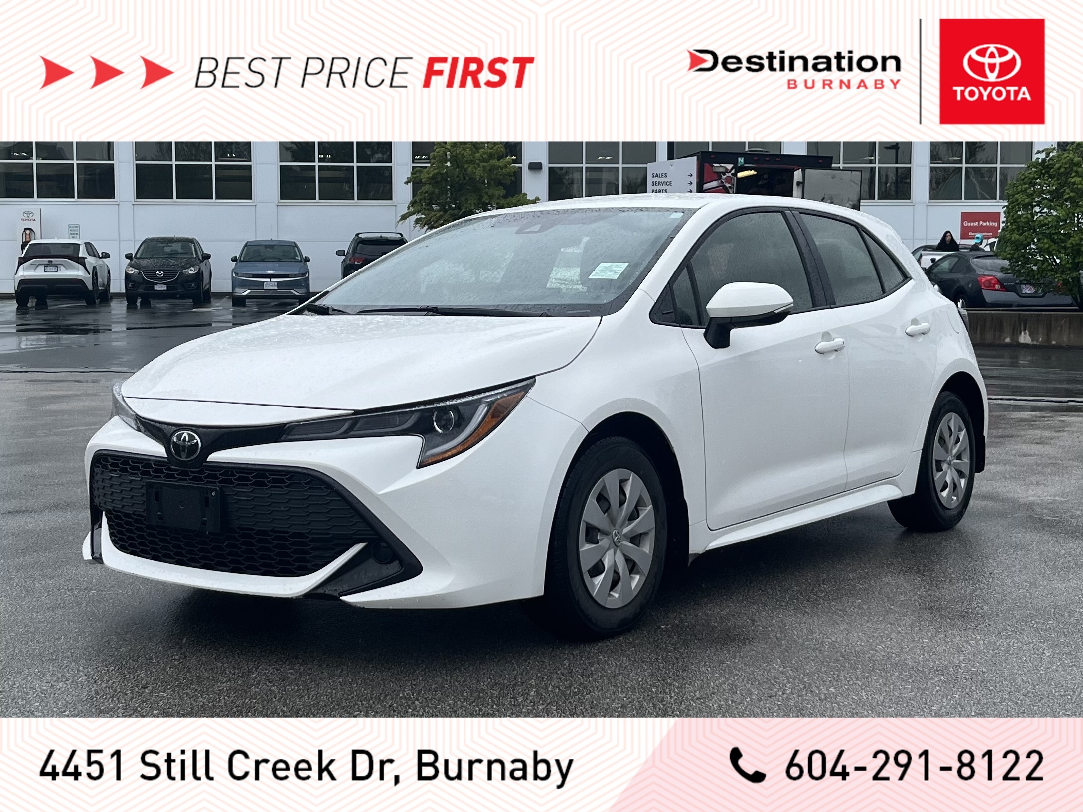 2019 Toyota Corolla 6-speed, Low Kms, No accidents