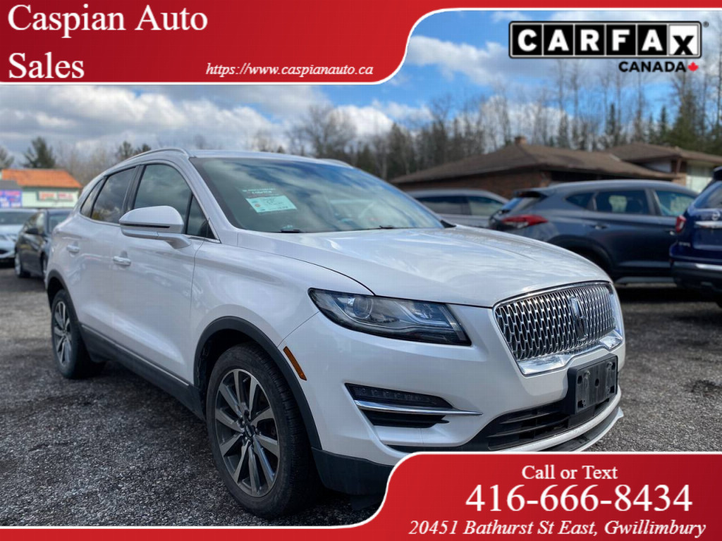 2019 Lincoln MKC Reserve PKG/ AWD /No Accident / Low Kilometers/Ful