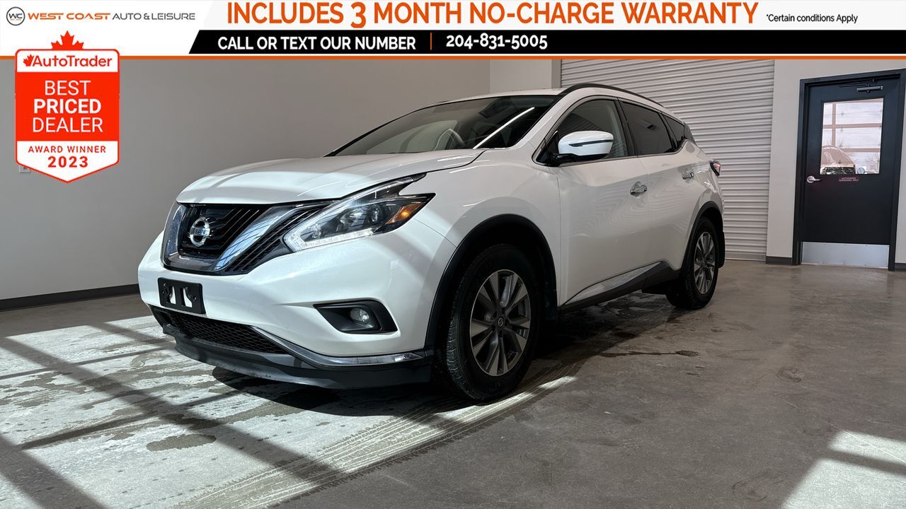 2018 Nissan Murano SV AWD | Remote Start | No Accidents | Moonroof