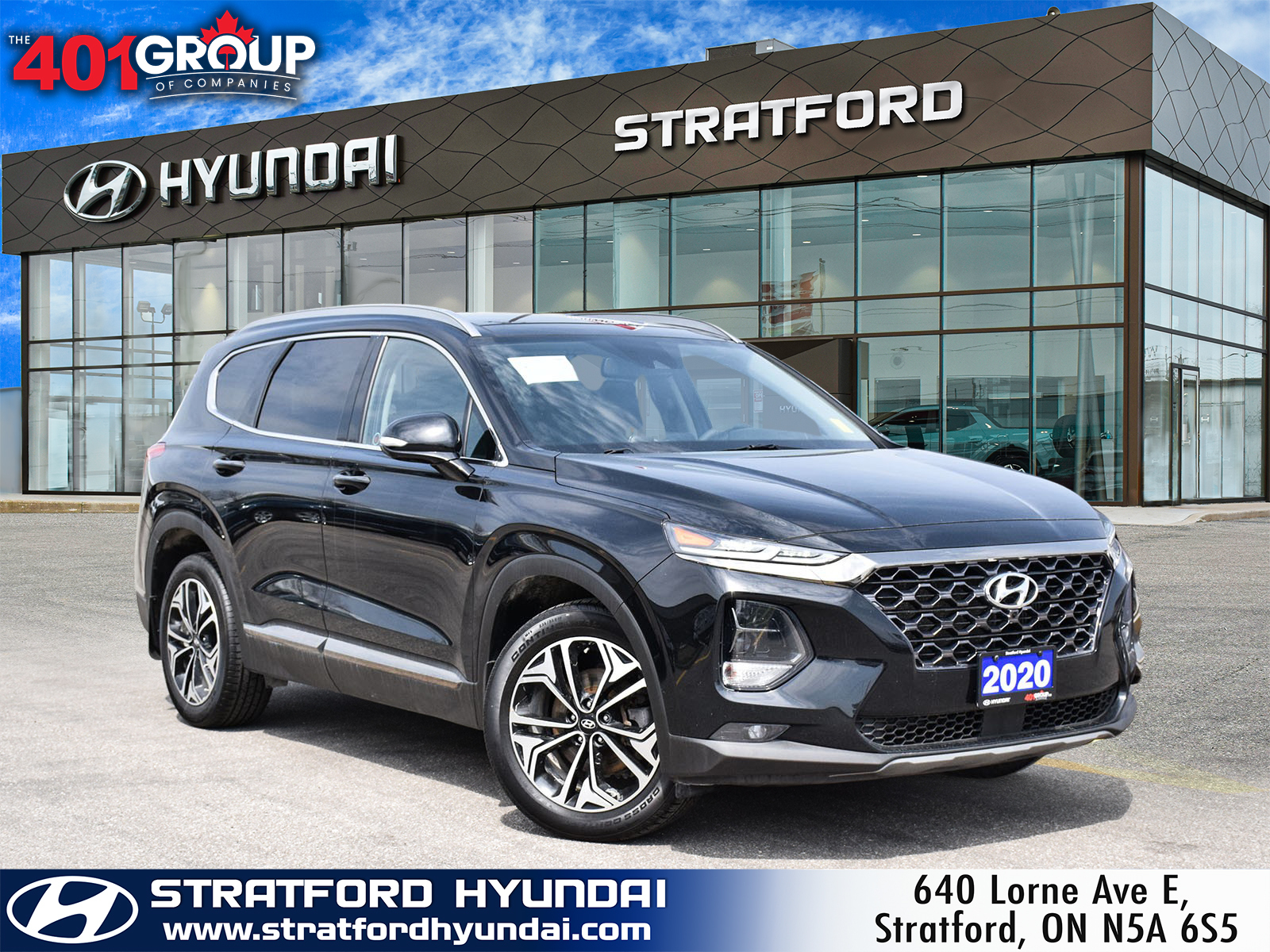 2020 Hyundai Santa Fe Ultimate | HUD | Nav | Heat/Vent Seats | Sunroof