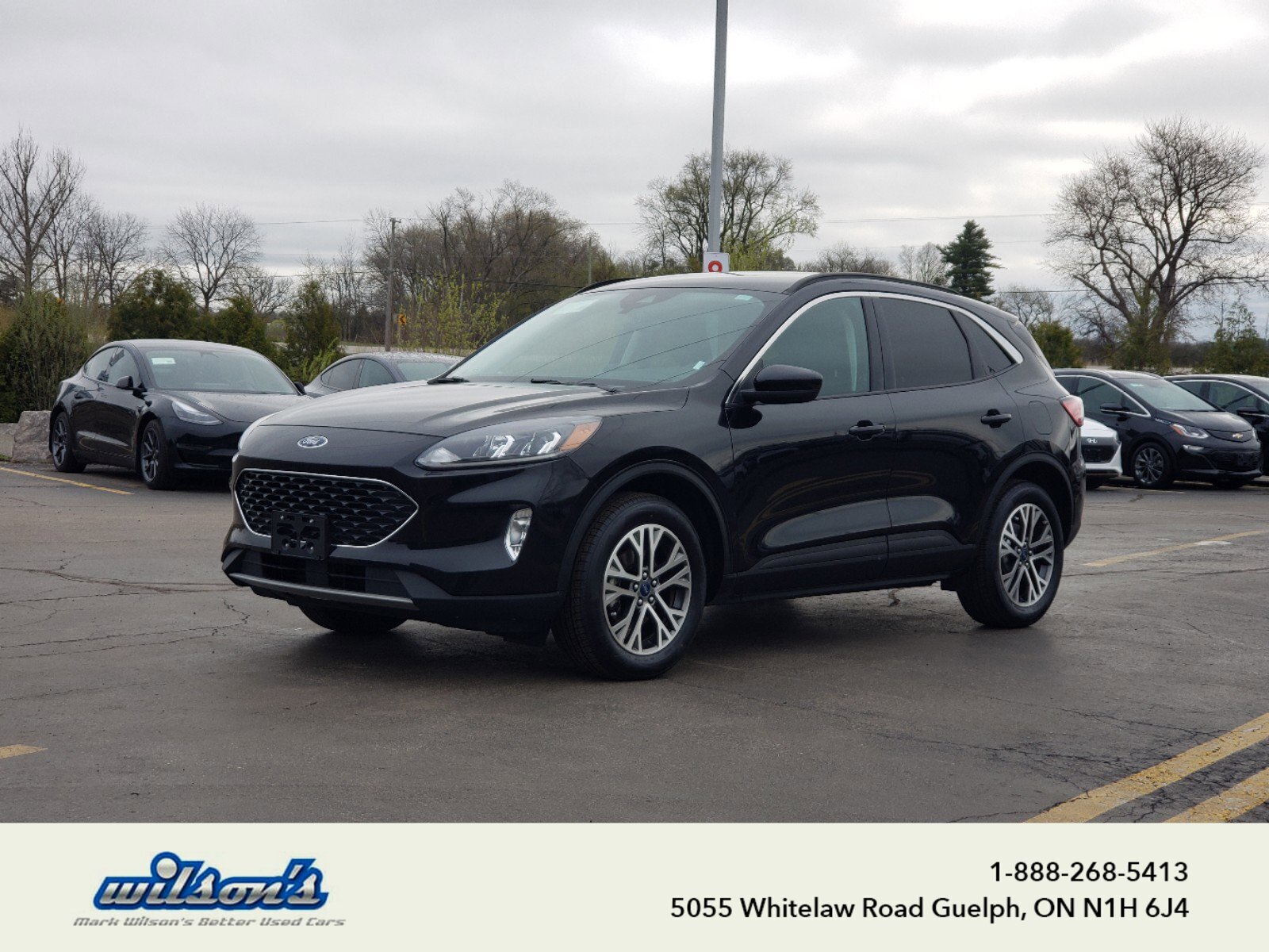 2021 Ford Escape SEL AWD, Leather, Heated Seats, CarPlay + Android,