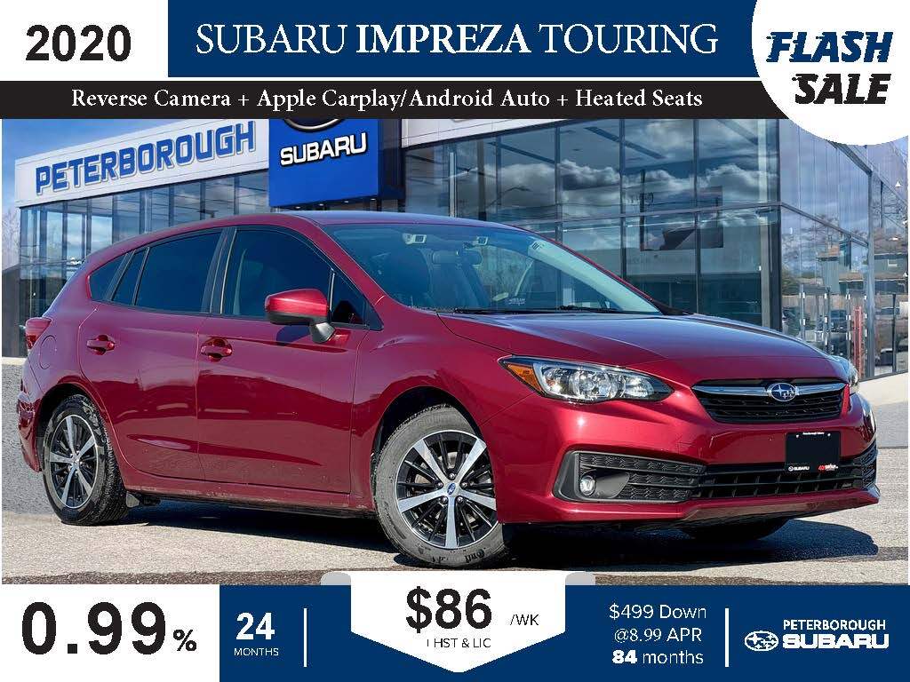 2020 Subaru Impreza Touring Hatchback - CPO 3.99% FINANCING