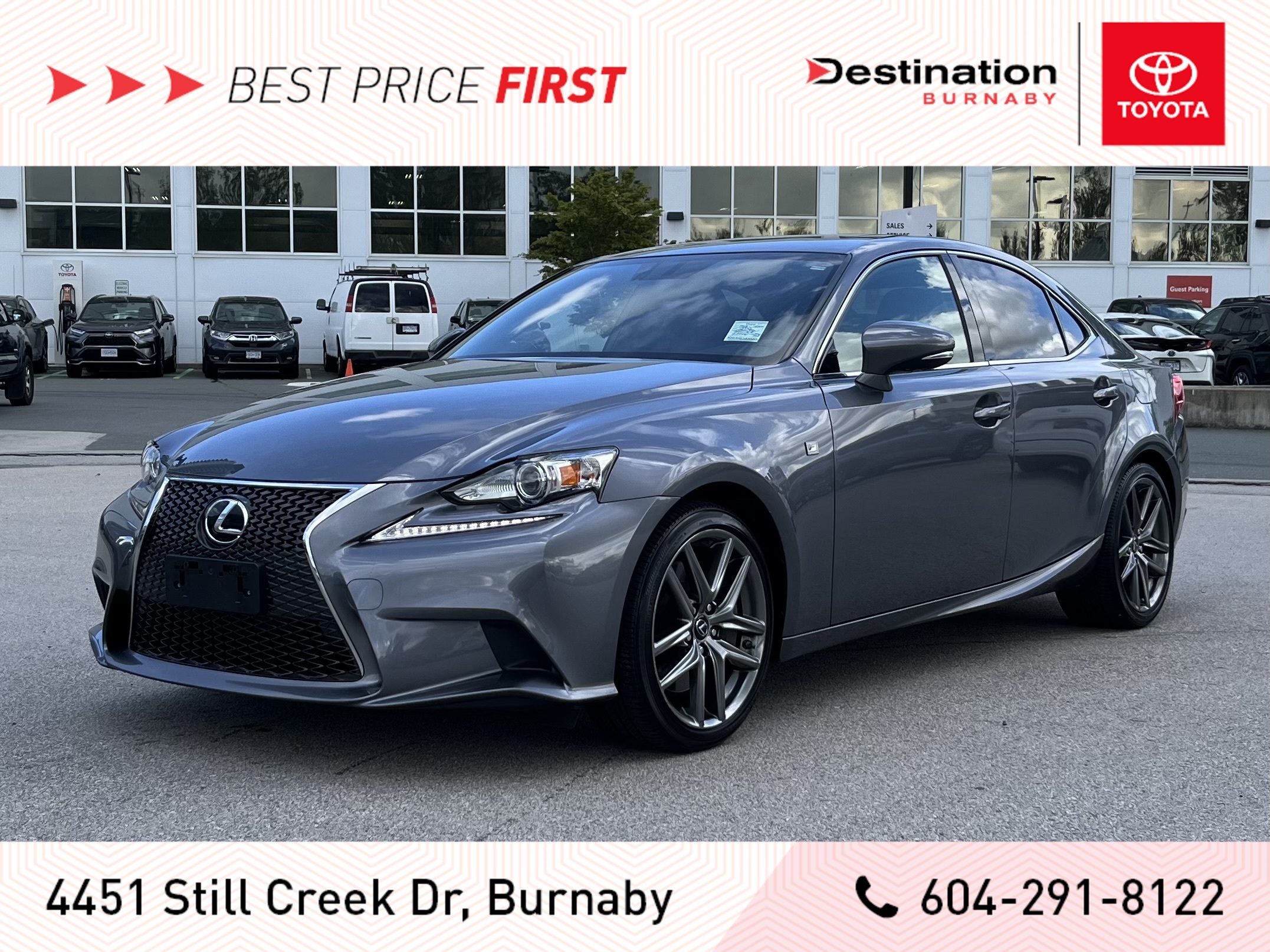 2016 Lexus IS 200t F Sport, No accidents, Loaded