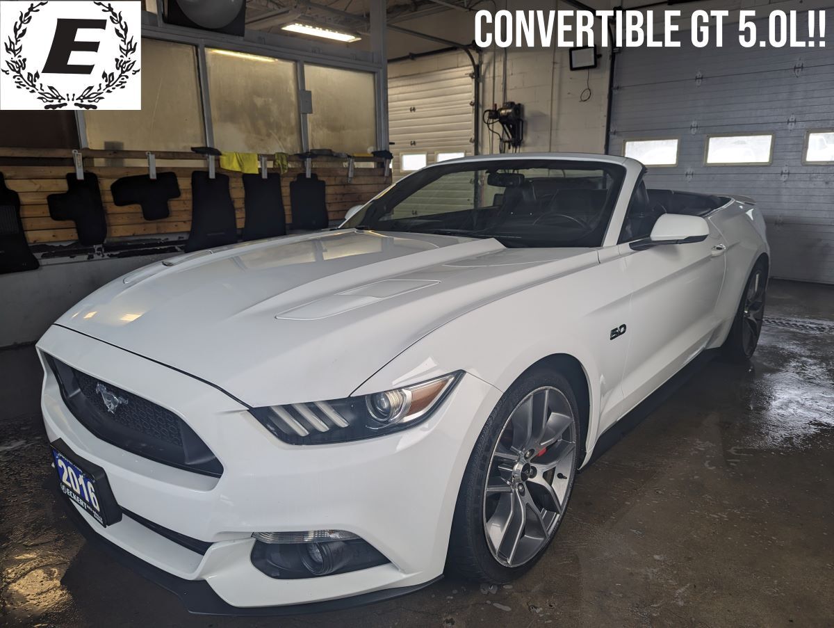 2016 Ford Mustang 2dr Conv GT Premium/LEATHER/NAVIGATION!!