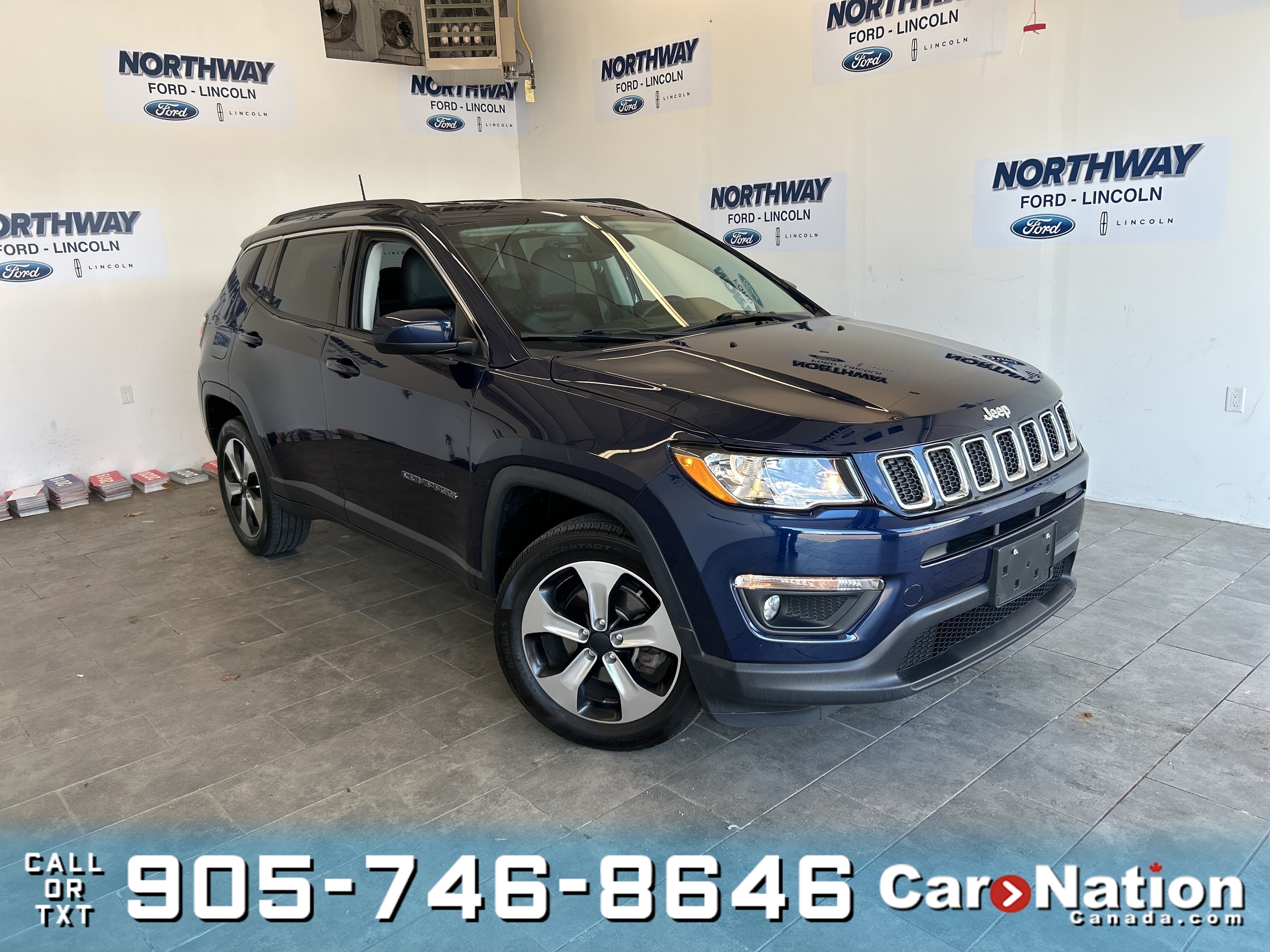 2017 Jeep Compass NORTH | 4X4 | LEATHER | NAVIGATION | ONLY 35 KM!