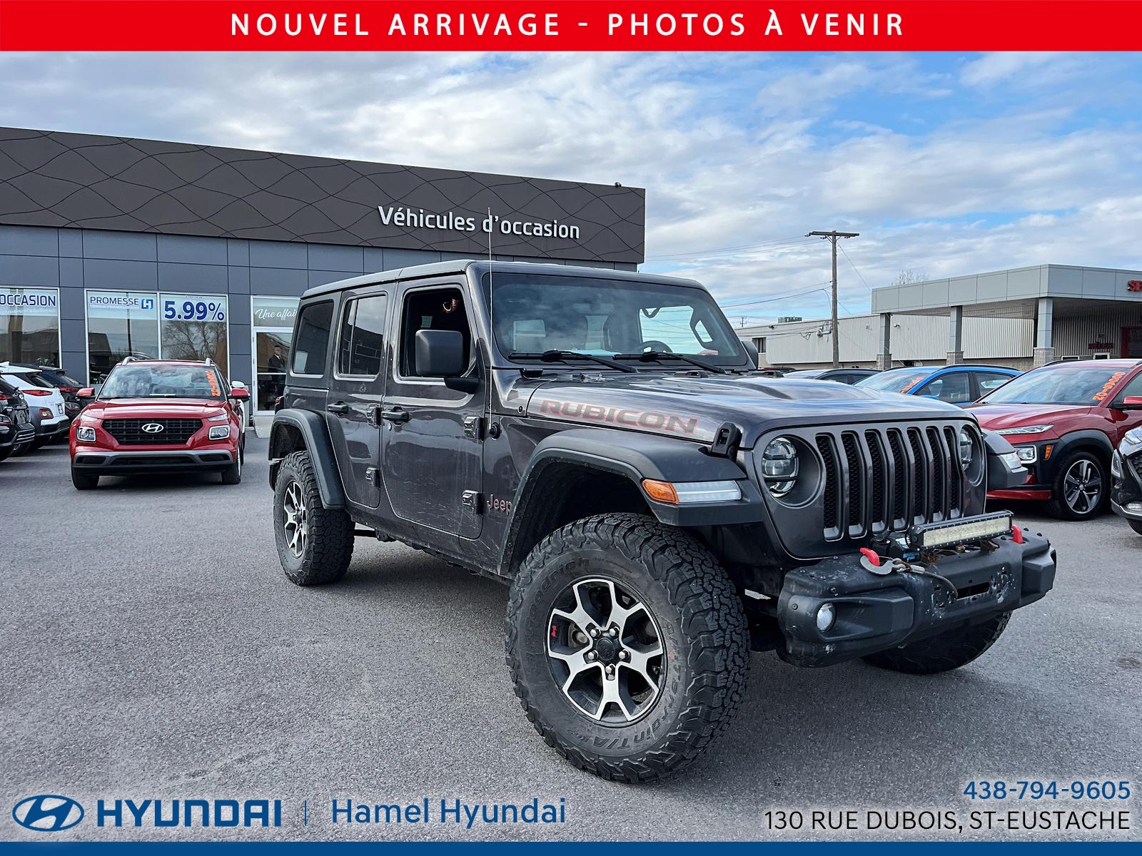 2020 Jeep Wrangler UNLIMITED RUBICON 4X4 **2 TOITS** MANUELLE