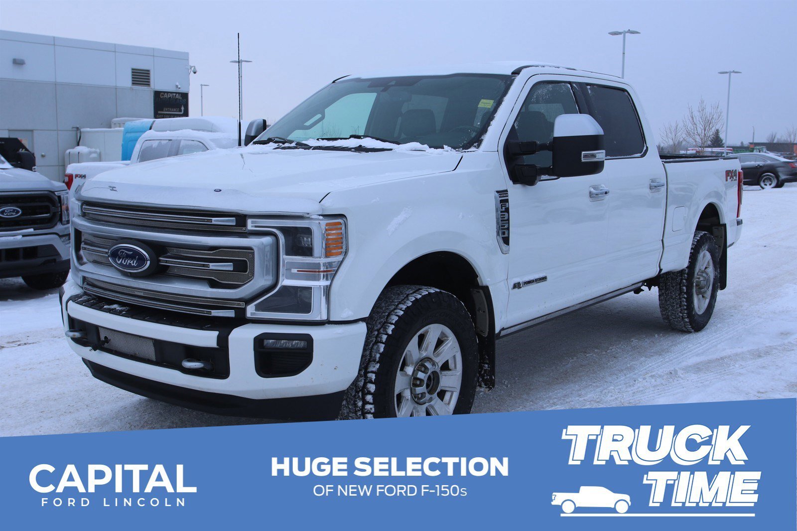 2021 Ford F-350 Platinum SuperCrew **One Owner, Leather, Sunroof, 