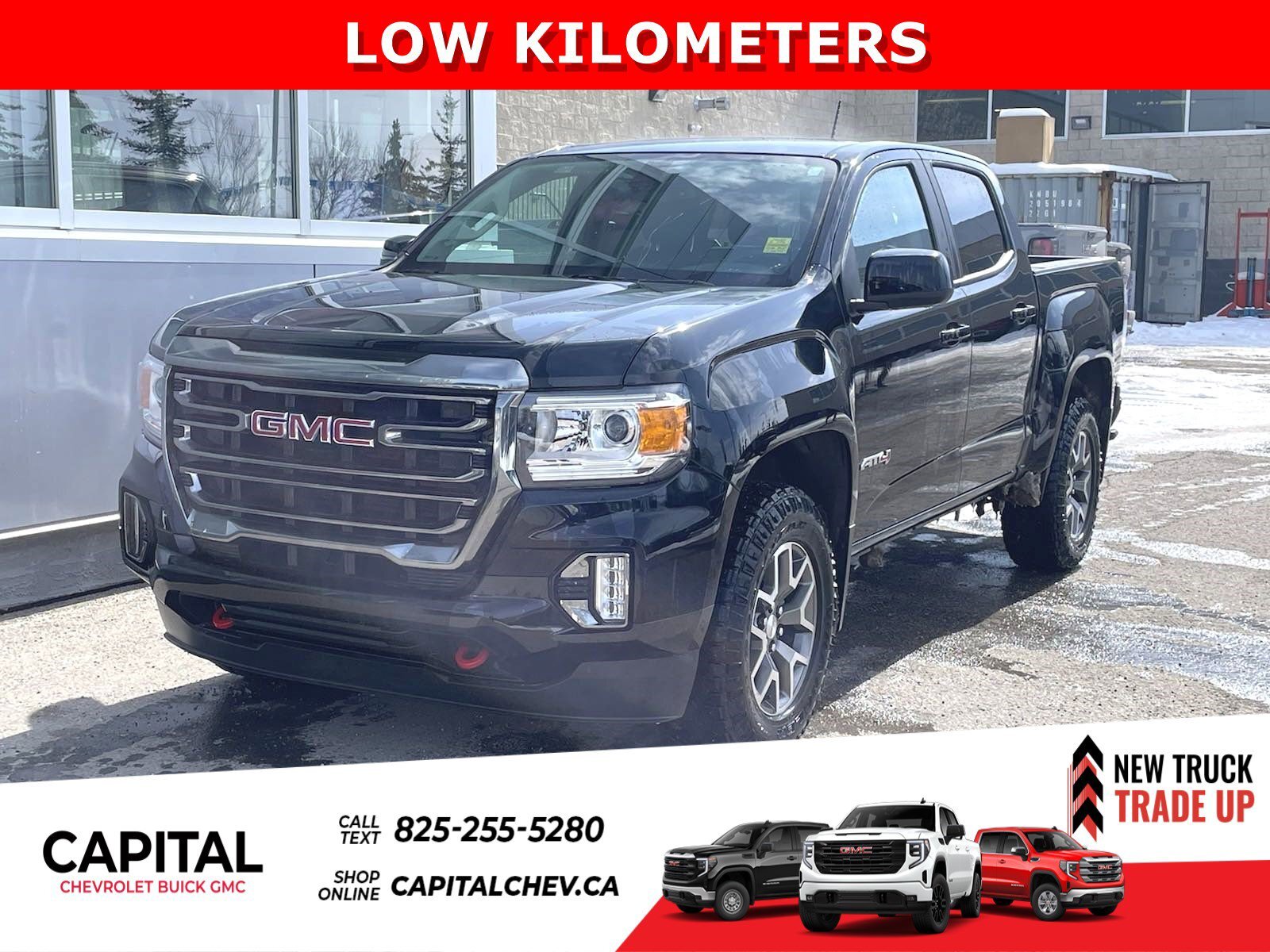 2022 GMC Canyon AT4 w/Leather + HEATED SEATS & STEERING WHEEL + CA