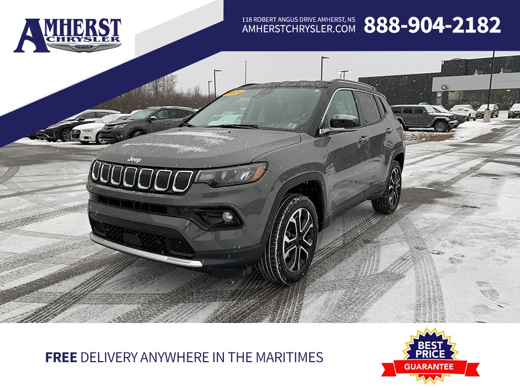 2022 Jeep Compass ONLY $256b/w, Leather Heated Seats,Remote Start