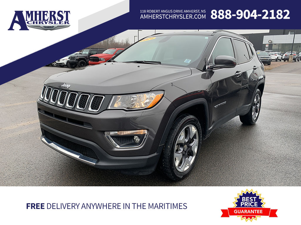 2021 Jeep Compass ONLY $219B/W,Leather Heated Seats,Remote Start